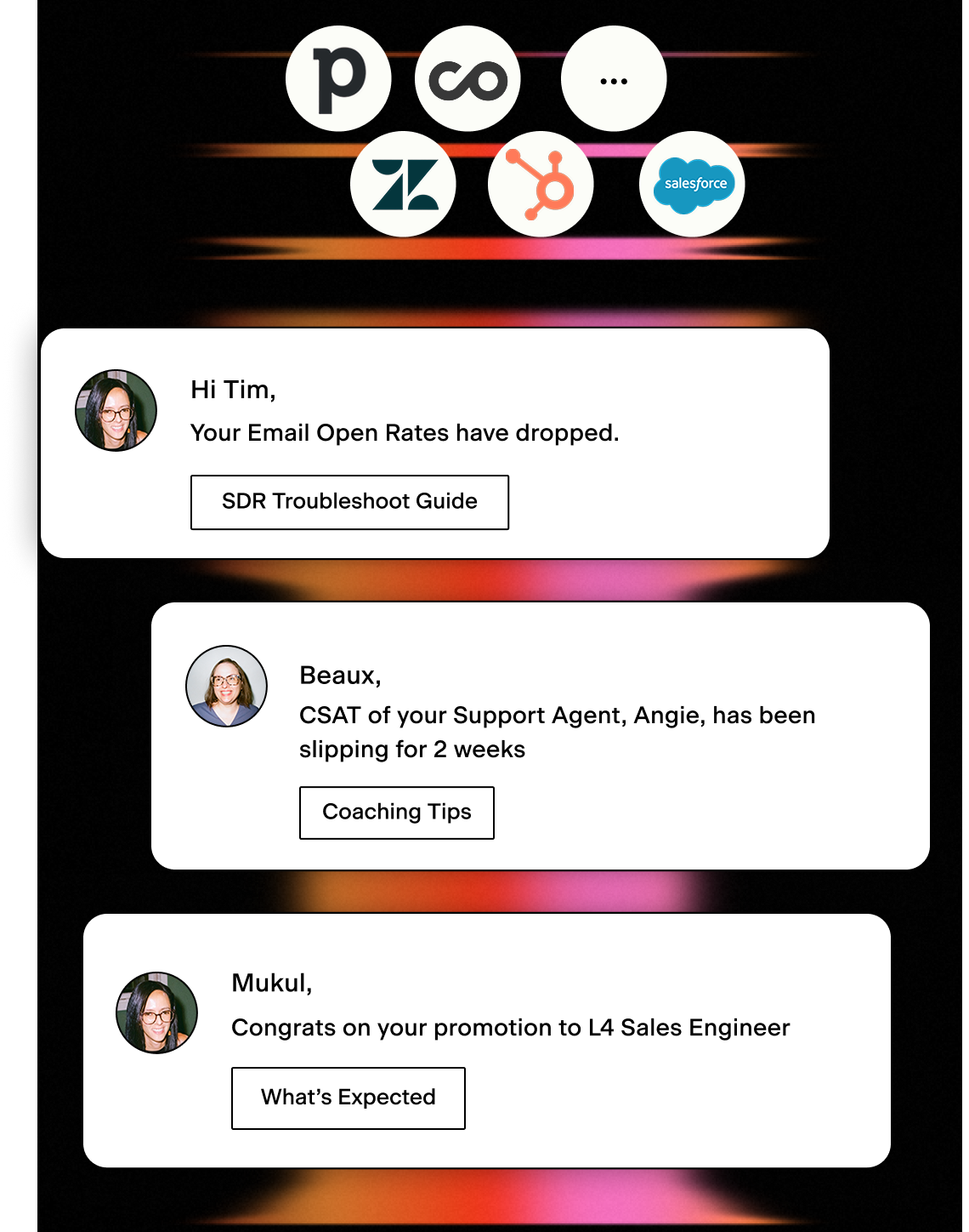 Act on critical performance data